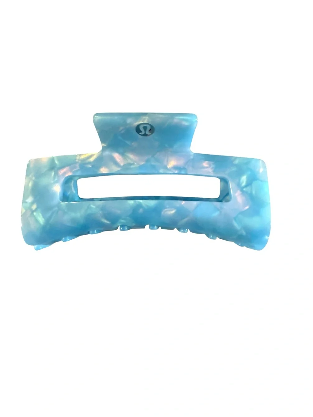 lululemon athletica Blue Marble Hair Claw Clip -